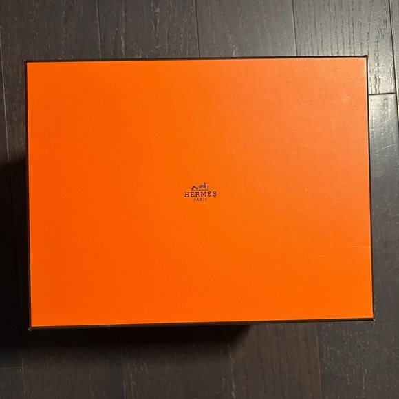 Hermes large bag empty box case decoration storage orange - Picture 2 of 11